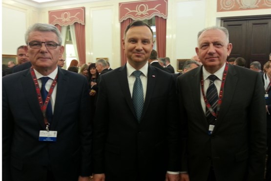 Predsjedavajući domova Parlamentarne skupštine BiH Bariša Čolak i Šefik Džaferović prisustvovali prijemu kod predsjednika Republike Poljske